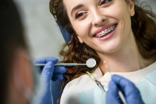 Image of person getting fast braces fitted
